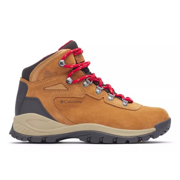 Columbia Women’s 8 Newton Ridge Plus Waterproof Amped Hiking Boots Leather Suede - Picture 1 of 9